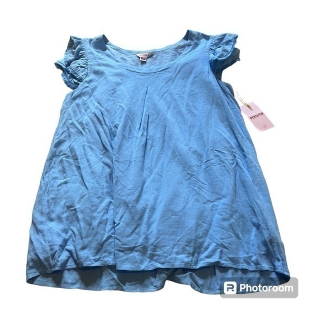 New Periwinkle blue persifor flowy casual dress